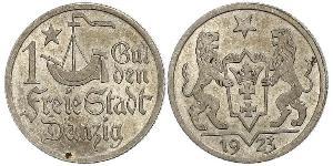 1 Gulden Gdansk (1920-1939) Plata 