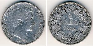 1 Gulden  Plata 