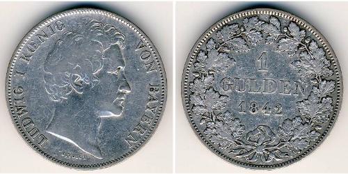 1 Gulden  Plata 