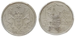 1 Gulden Gdansk (1920-1939) Silber 