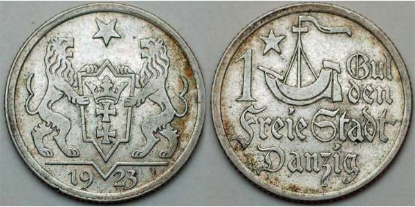 1 Gulden Gdansk (1920-1939) Silber 