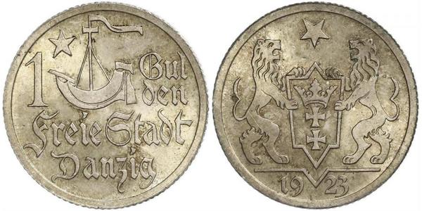 1 Gulden Gdansk (1920-1939) Silber 