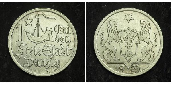 1 Gulden Gdansk (1920-1939) Silber 