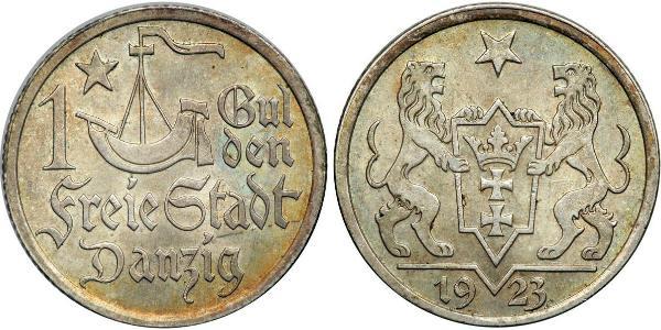 1 Gulden Gdansk (1920-1939) Silber 