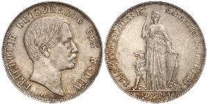 1 Gulden Grand Duchy of Baden (1806-1918) Silber Friedrich I. (Baden, Großherzog) (1826 - 1907)