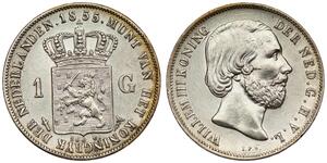 1 Gulden Kingdom of the Netherlands (1815 - ) Silver 