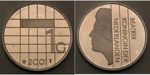 1 Gulden Netherlands Silver 
