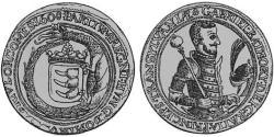 1 Gulden Principality of Transylvania (1571-1711) Silver 