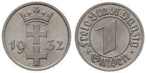 1 Gulden 但澤自由市 (1920 - 1939)  