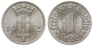 1 Gulden 但澤自由市 (1920 - 1939)  