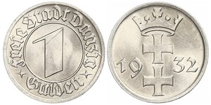 1 Gulden 但澤自由市 (1920 - 1939)  