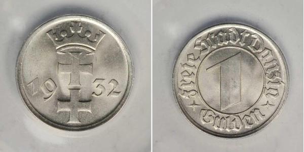 1 Gulden 但澤自由市 (1920 - 1939)  