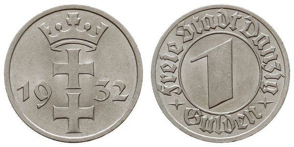 1 Gulden 但澤自由市 (1920 - 1939)  