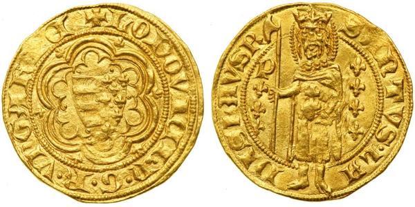 1 Gulden 匈牙利王国 金 Louis I of Hungary (1326-1382)