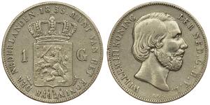 1 Gulden 荷兰王国 銀 