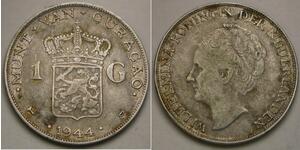 1 Gulden 荷兰王国 銀 威廉明娜 (荷兰)