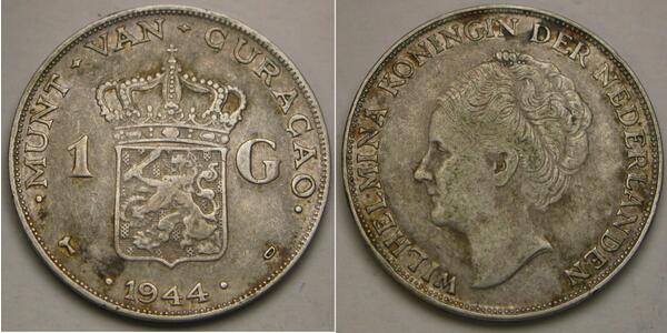1 Gulden 荷兰王国 銀 威廉明娜 (荷兰)