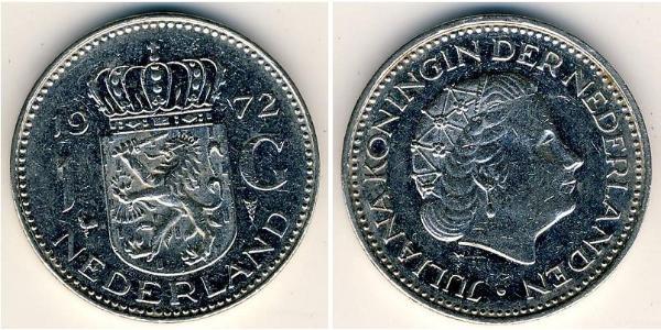 1 Gulden 荷兰王国 銀/镍 朱丽安娜女王