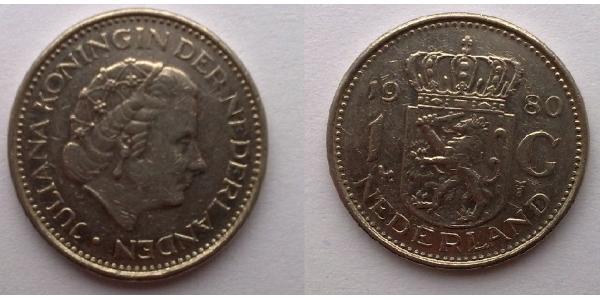 1 Gulden 荷兰王国 銀/镍 朱丽安娜女王