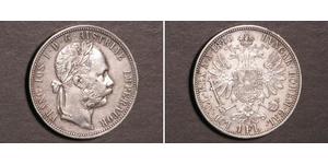 1 Gulden / 1 Florin Autriche-Hongrie (1867-1918) Argent Franz Joseph I (1830 - 1916)