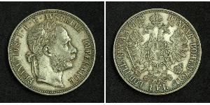 1 Gulden / 1 Florin Impero austro-ungarico (1867-1918) Argento Franz Joseph I (1830 - 1916)