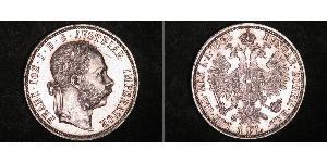 1 Gulden / 1 Florin Austria-Hungary (1867-1918) Silver Franz Joseph I (1830 - 1916)