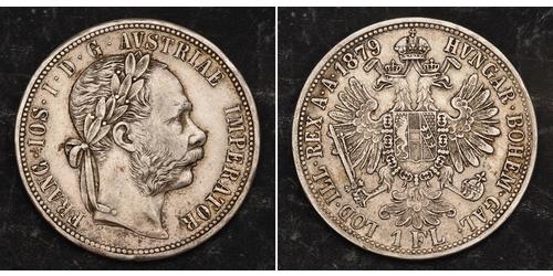 1 Gulden / 1 Florin Austria-Hungary (1867-1918) Silver Franz Joseph I (1830 - 1916)