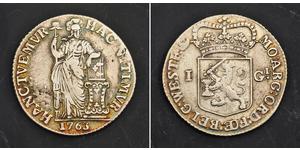 1 Gulden / 20 Stiver Kingdom of the Netherlands (1815 - ) Silver 