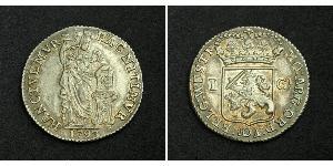 1 Gulden / 20 Stiver Kingdom of the Netherlands (1815 - ) Silver 