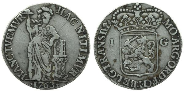 1 Gulden / 20 Stiver 荷兰王国 銀 