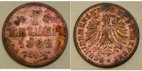 1 Heller States of Germany Copper 