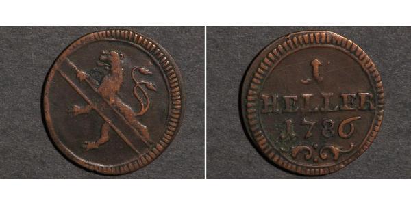 1 Heller Allemagne Cuivre 