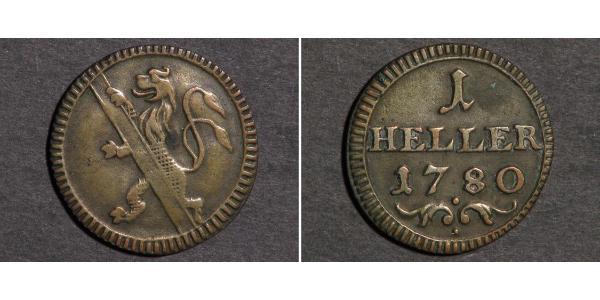 1 Heller Allemagne Cuivre 