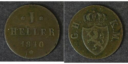 1 Heller States of Germany Cuivre 