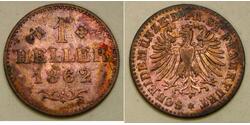 1 Heller States of Germany Kupfer 