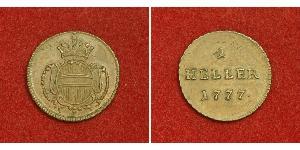 1 Heller Austria Rame Maria Theresa of Austria (1717 - 1780)
