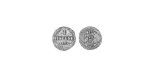 1 Heller Regno di Baviera (1806 - 1918) Rame 