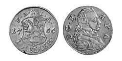 1 Heller Principality of Anhalt-Zerbst (1544 - 1796) 銅 Frederick Augustus, Prince of Anhalt-Zerbst (1734 – 1793)