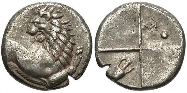 1 Hemidrachm Grèce antique (1100BC-330) Argent 