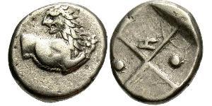 1 Hemidrachm Grecia antica (1100BC-330) Argento 