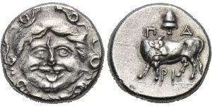 1 Hemidrachm Grecia antica (1100BC-330) Argento 