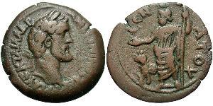 1 Hemidrachm Imperio romano (27BC-395) Bronce Antonino Pío  (86-161)