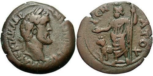 1 Hemidrachm Imperio romano (27BC-395) Bronce Antonino Pío  (86-161)