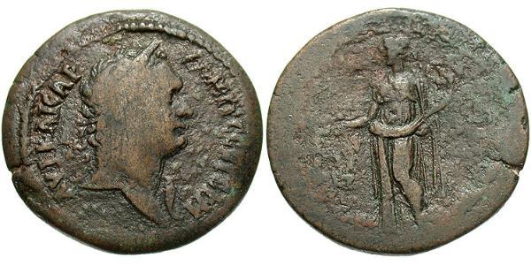 1 Hemidrachm Imperio romano (27BC-395) Bronce Domiciano (51-96)
