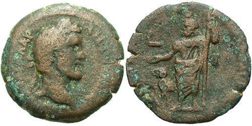 1 Hemidrachm Römische Kaiserzeit (27BC-395) Bronze Antoninus Pius  (86-161)