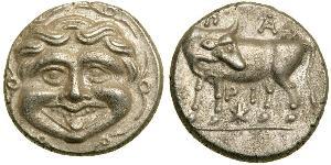 1 Hemidrachm Antigua Grecia (1100BC-330) Plata 