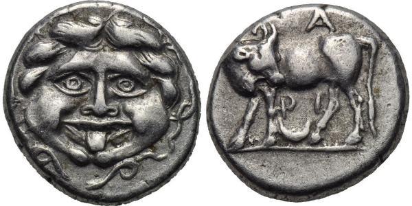 1 Hemidrachm Antigua Grecia (1100BC-330) Plata 