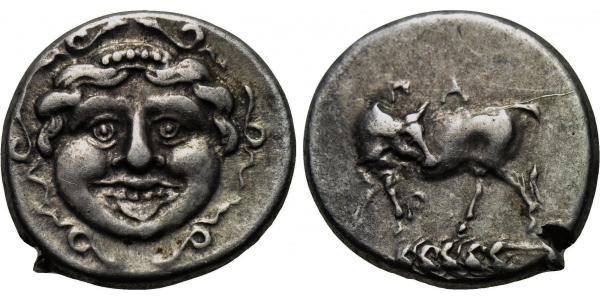 1 Hemidrachm Antigua Grecia (1100BC-330) Plata 