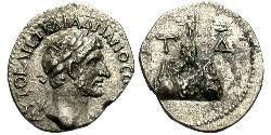 1 Hemidrachm Römische Kaiserzeit (27BC-395) Silber Hadrian  (76 - 138) 
