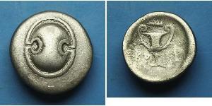 1 Hemidrachm Boeotia Silver 